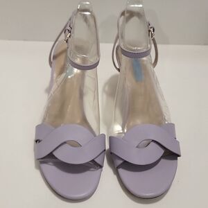 DRAPER JAMES Addison Twisted Strap Kitten Heel Sandals NWOT size 8.5